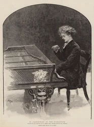 M Paderewski a Pianoforte-ban
